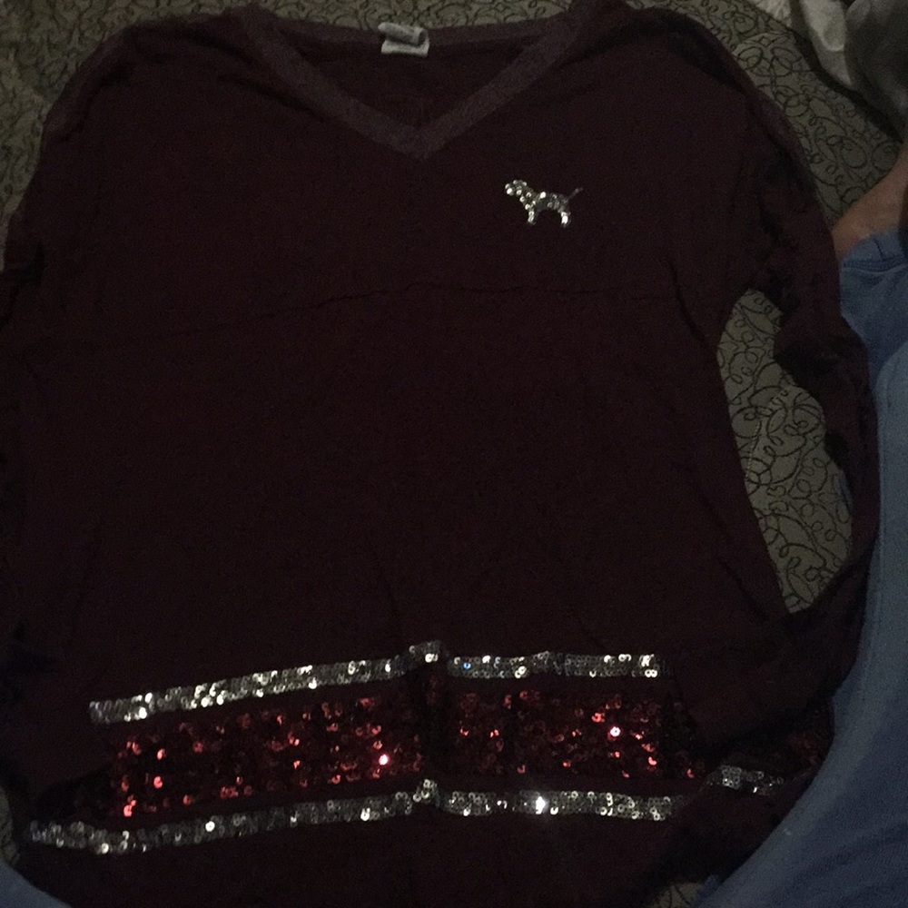 Long sleeve pink shirt